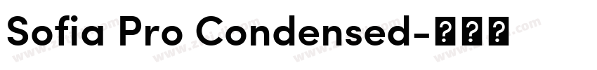Sofia Pro Condensed字体转换